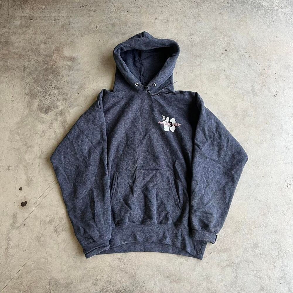Trader Joe’s Worker issued hoodie pocket Mens size M Medium grey